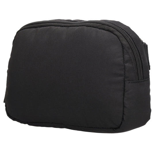 Bodybag|Gürteltasche 19,5 x 14cm in Schwarz wattiert - leder-accessoires.com