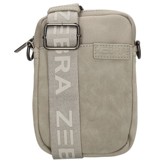 Handytasche 17,5x12cm in Taupe aus Kunstleder