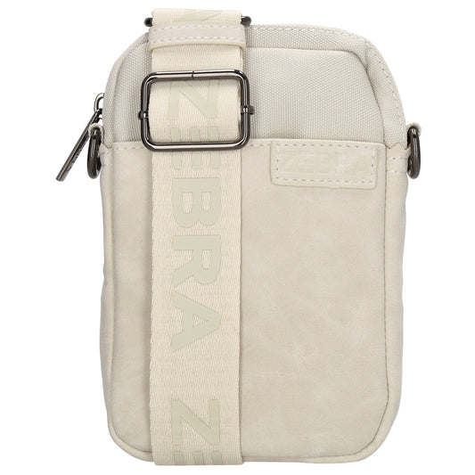 Handytasche 17,5x12cm in Creme aus Kunstleder