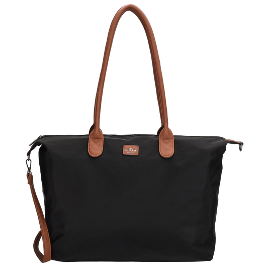 Shopper 51x33cm Schwarz aus Nylon|Polyester