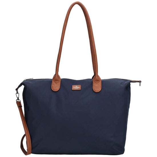 Shopper 51x33cm Blau|Marine aus Nylon|Polyester - leder-accessoires.com