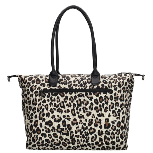 Shopper 51x33cm Leo-Optik aus Nylon|Polyester