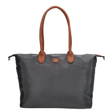 Shopper 51x33cm Dunkelgrau aus Nylon|Polyester