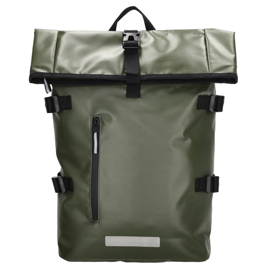 Rolltoprucksack 38x58cm in Oliv mit Klickverschluss