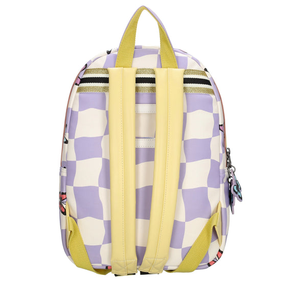 Kinderrucksack 25,5x36cm Schmetterlinge in Lila - leder-accessoires.com