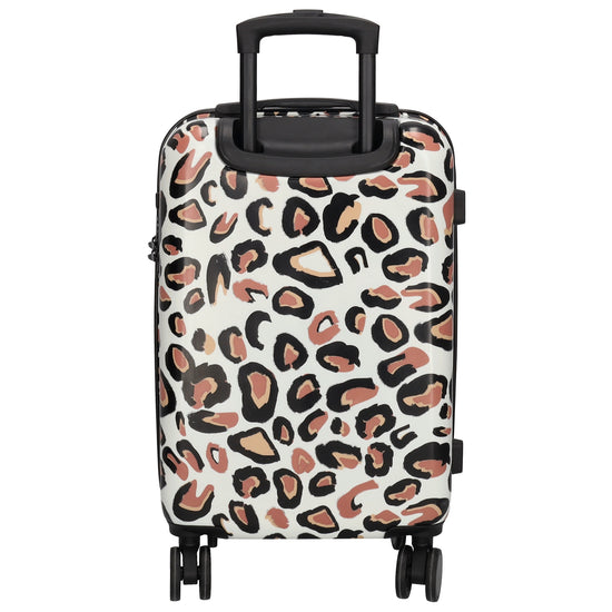 Reisetrolley|Hartschalenkoffer 57cm im Leoparden-Look mit 4-Rad - leder-accessoires.com