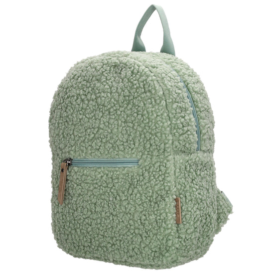 Teddyrucksack 25x32cm in Mint mit Reißverschluss - leder-accessoires.com