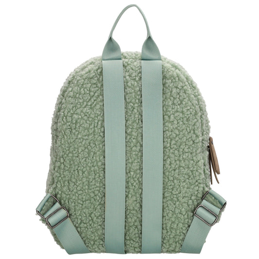 Teddyrucksack 25x32cm in Mint mit Reißverschluss