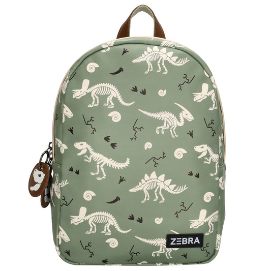 Kinderrucksack 25x35cm mit Dino-Muster in Grün