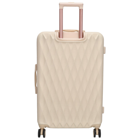 Hartschalen Kofferset in Beige 3-teilig aus ABS mit TSA-Schloss - leder-accessoires.com