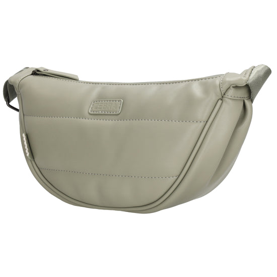 Bodybag gesteppt 33x16cm in Mint aus Kunstleder - leder-accessoires.com