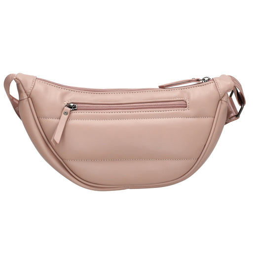 Bodybag gesteppt 33x16cm in Altrosa aus Kunstleder