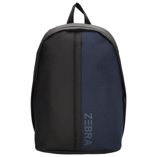Kinderrucksack 28x39cm mit Laptopfach in Blau|Schwarz - leder-accessoires.com