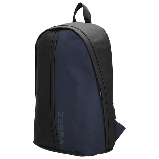 Kinderrucksack 28x39cm mit Laptopfach in Blau|Schwarz - leder-accessoires.com