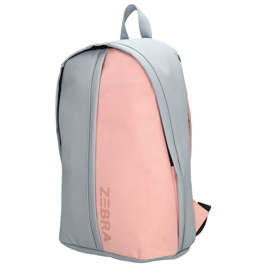 Kinderrucksack 28x39cm mit Laptopfach in Grau| Rosé - leder-accessoires.com