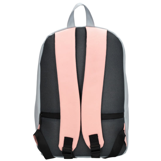 Kinderrucksack 28x39cm mit Laptopfach in Grau| Rosé - leder-accessoires.com
