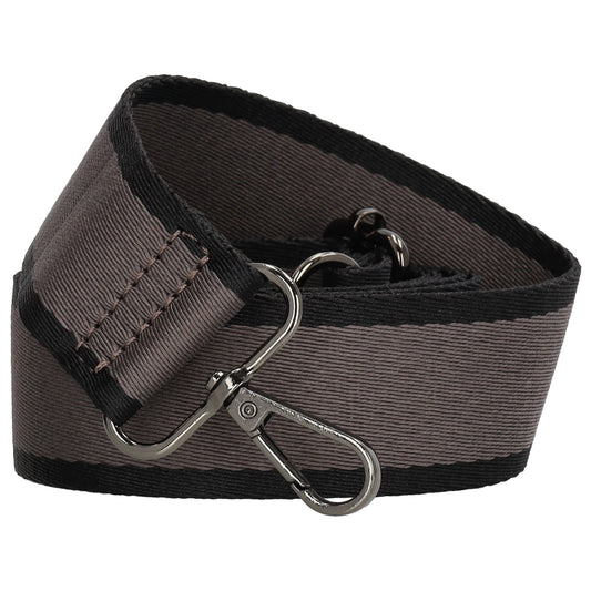 Taschenriemen Grau 140x4cm – Langer verstellbarer Schulterriemen - leder-accessoires.com