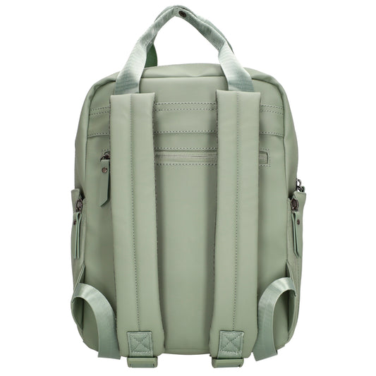 Wasserdichter Rucksack 22,5x30cm Minze – Leichter Alltags-Daypack mit Fächern