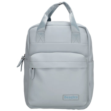 Hellblauer Wasserschutz-Rucksack 22,5x30cm mit Tabletfach & Organisation