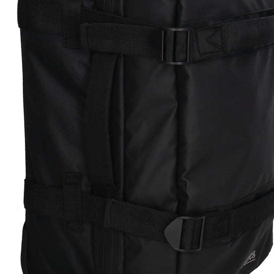 Reisetrolley | Handgepäck 52cm 2-Rad in Schwarz aus wasserabweisendem Nylon - leder-accessoires.com