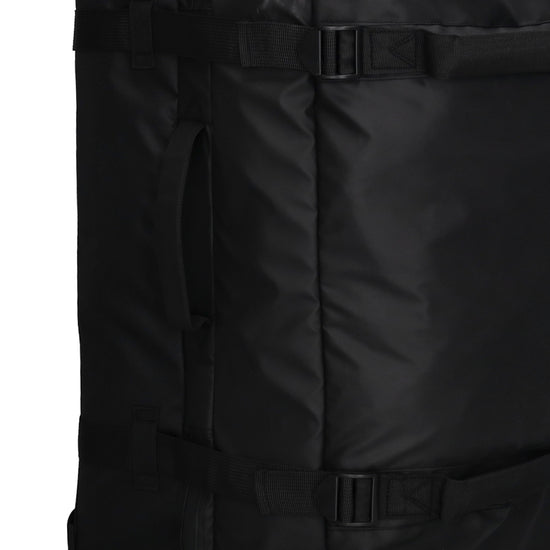 Reisetrolley 76cm 2-Rad in Schwarz aus wasserabweisendem Nylon - leder-accessoires.com