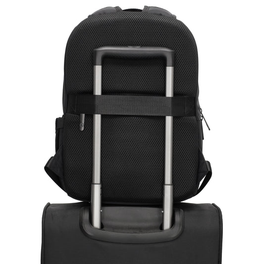 City-| Reiserucksack 24 x 38cm in Schwarz mit Reißverschluss