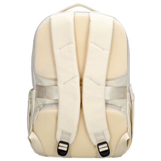 Business-|Rucksack 32 x 45cm in Creme mit Trolley-Aufsteckfunktion