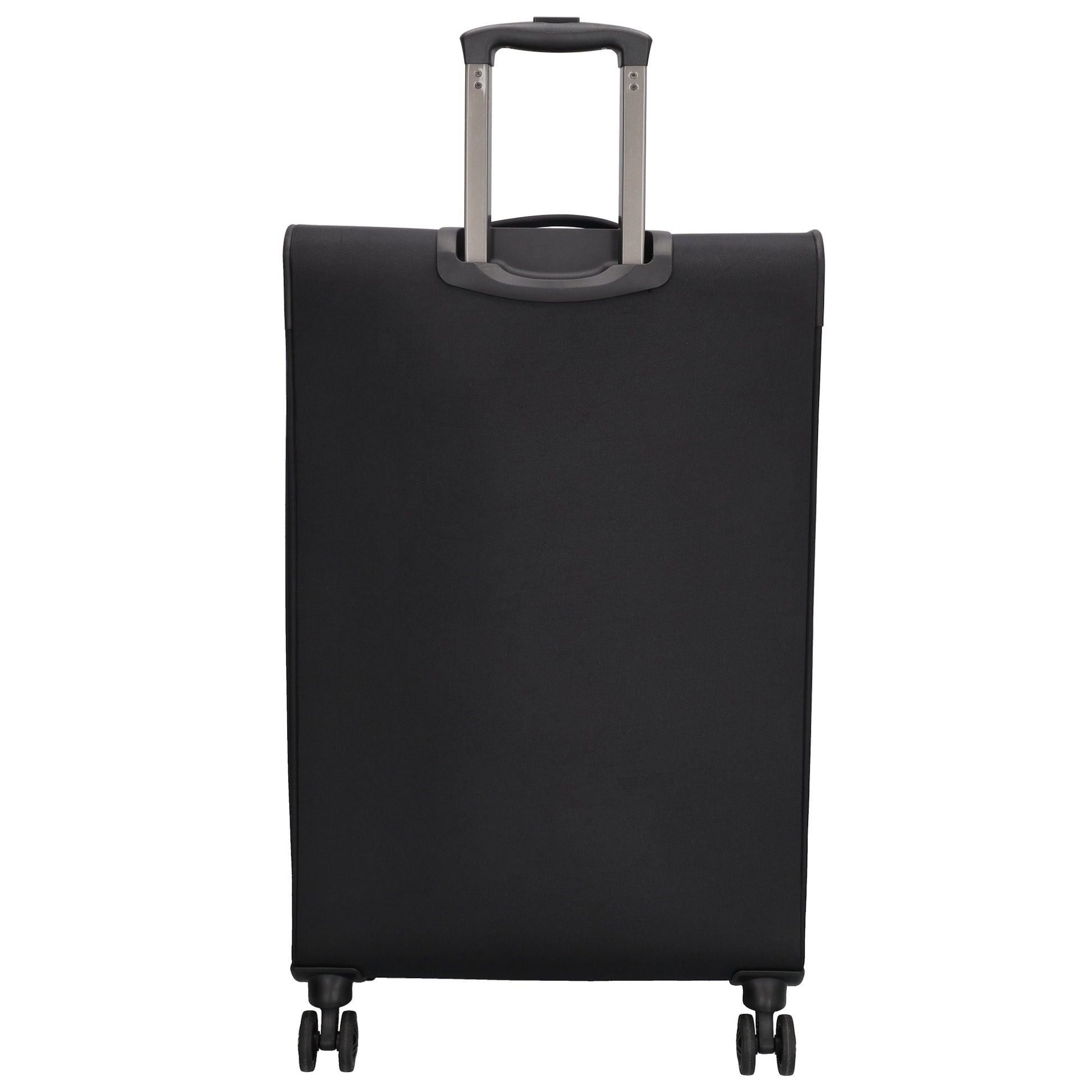 Reisetrolley|Weichgepäck 76cm in Schwarz mit 4-Rad - leder-accessoires.com