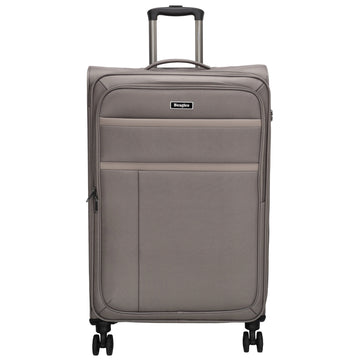 Reisetrolley|Weichgepäck 76cm in Taupe mit 4-Rad - leder-accessoires.com