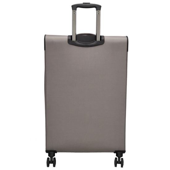 Reisetrolley|Weichgepäck 76cm in Taupe mit 4-Rad - leder-accessoires.com