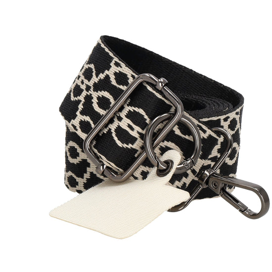 Taschenriemen|Wechselriemen 140cm in Schwarz mit Karabiner - leder-accessoires.com