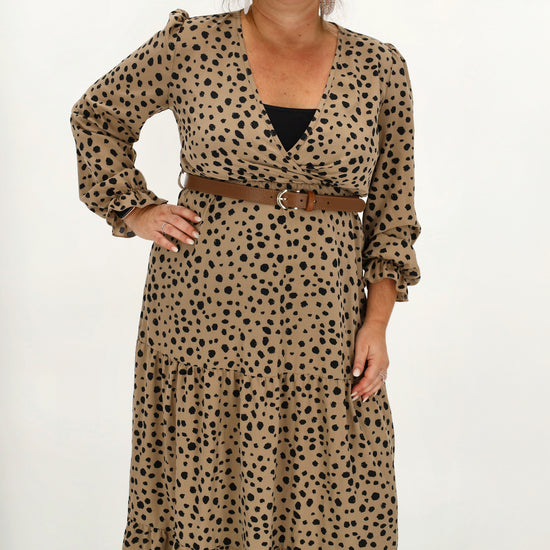 Brauner Ledergürtel 2cm mit goldener Schnalle, individuell kürzbar - leder-accessoires.com