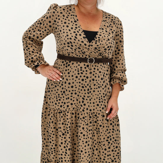 Dunkelbrauner Ledergürtel Damen 2,5cm - Goldene Vollschließe im Oval - leder-accessoires.com