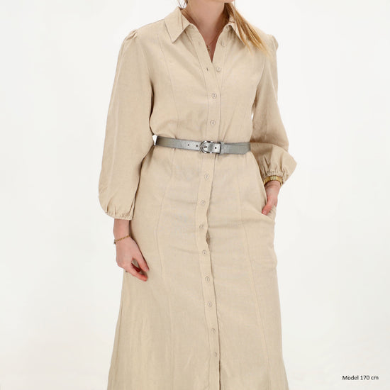 Hochwertiger Ledergürtel in Silber – Metallic Gürtel, 2,5cm, Silber-Schließe - leder-accessoires.com