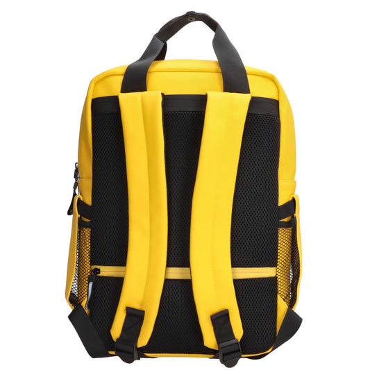 Schul-| Businessrucksack 40 x 37cm wasserabweisend in Gelb mit Reißverschluss