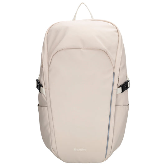 Rucksack 47x30cm in Creme mit Brustgurt und Aufsteckfunktion - leder-accessoires.com