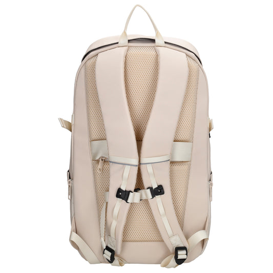 Rucksack 47x30cm in Creme mit Brustgurt und Aufsteckfunktion - leder-accessoires.com