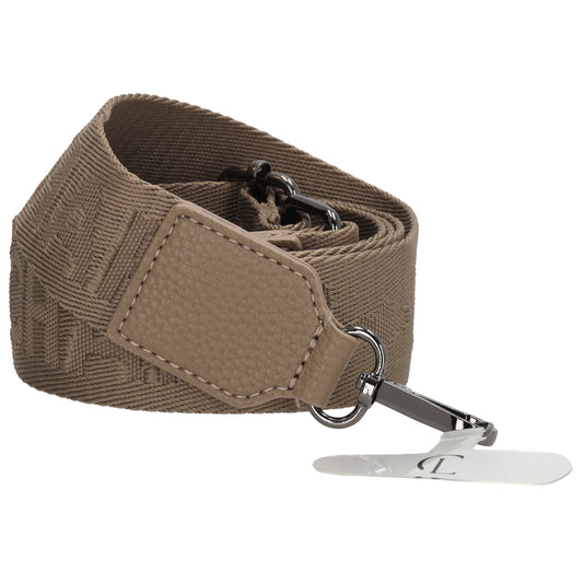 Schulterriemen Taupe 140x40cm für Handy & Tasche – Eleganter Phone Strap