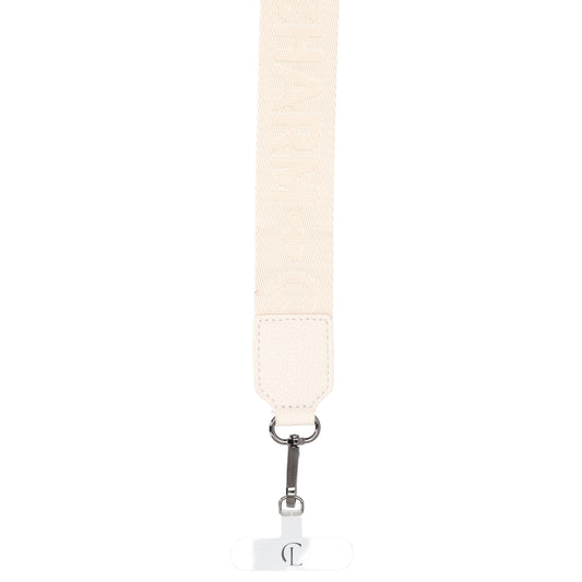 Schulterriemen Creme 140x40cm für Handy & Tasche – Eleganter Trageriemen