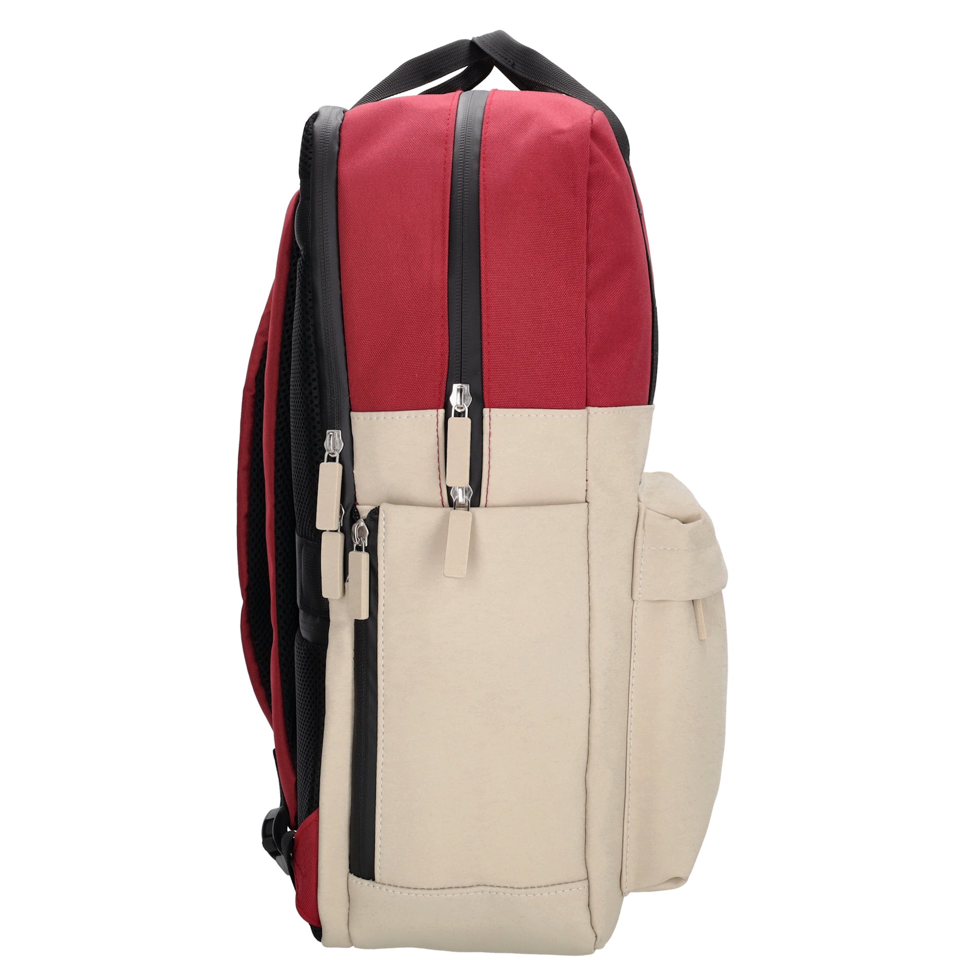 Rucksack 31 x 44 x 12cm in Burgunder aus Nylon|Polyester - leder-accessoires.com