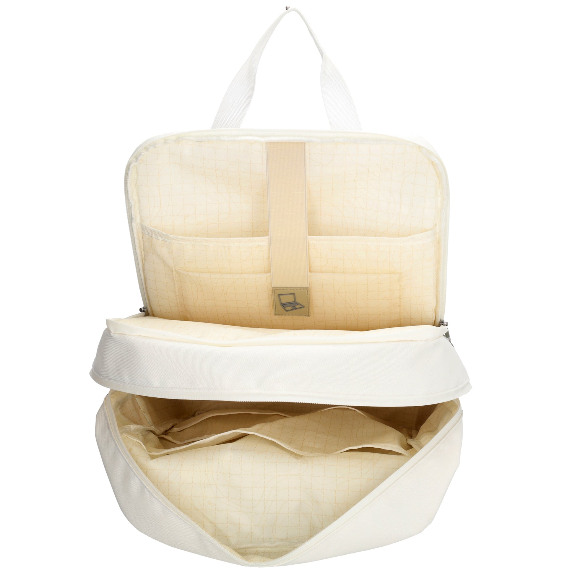 Rucksack 31 x 44 x 12cm in Natur aus Nylon|Polyester - leder-accessoires.com