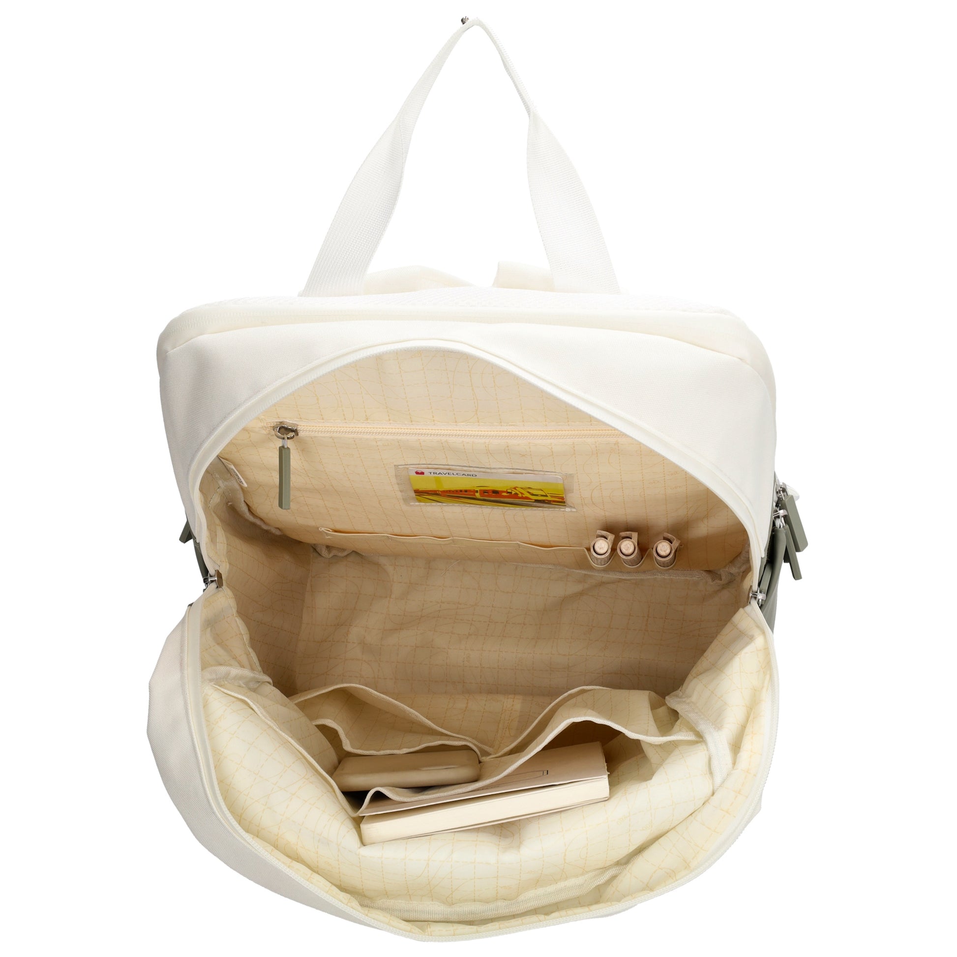 Rucksack 31 x 44 x 12cm in Natur aus Nylon|Polyester - leder-accessoires.com