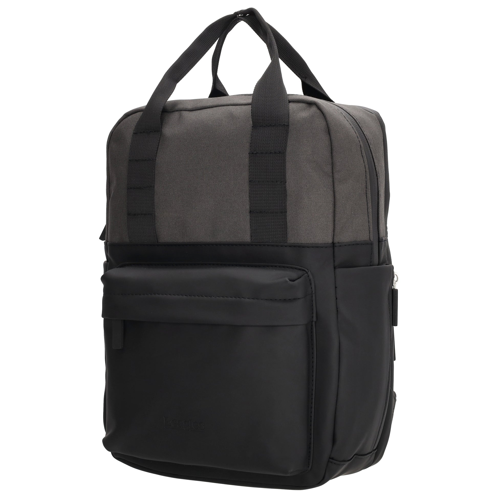 Rucksack 33 x 23,5 x 9cm in Schwarz aus Nylon|Polyester - leder-accessoires.com