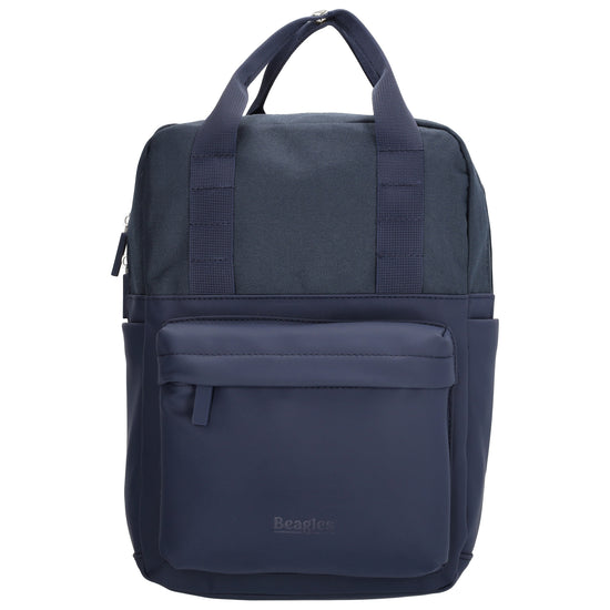 Rucksack 33 x 23,5 x 9cm in Blau|Marine aus Nylon|Polyester - leder-accessoires.com