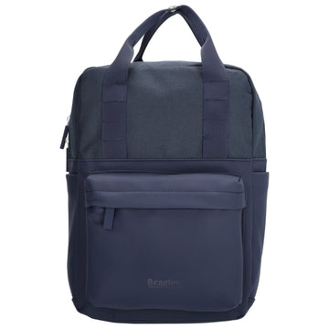 Rucksack 33 x 23,5 x 9cm in Blau|Marine aus Nylon|Polyester - leder-accessoires.com