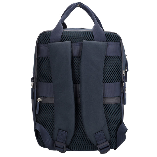 Rucksack 33 x 23,5 x 9cm in Blau|Marine aus Nylon|Polyester - leder-accessoires.com