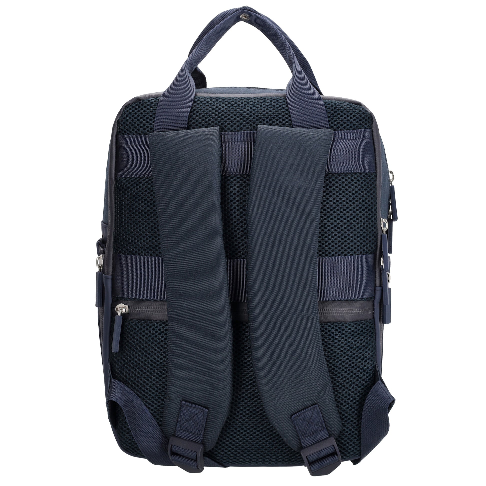 Rucksack 33 x 23,5 x 9cm in Blau|Marine aus Nylon|Polyester - leder-accessoires.com