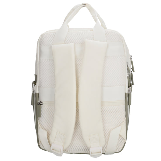 Rucksack 33 x 23,5 x 9cm in Grün aus Nylon|Polyester - leder-accessoires.com