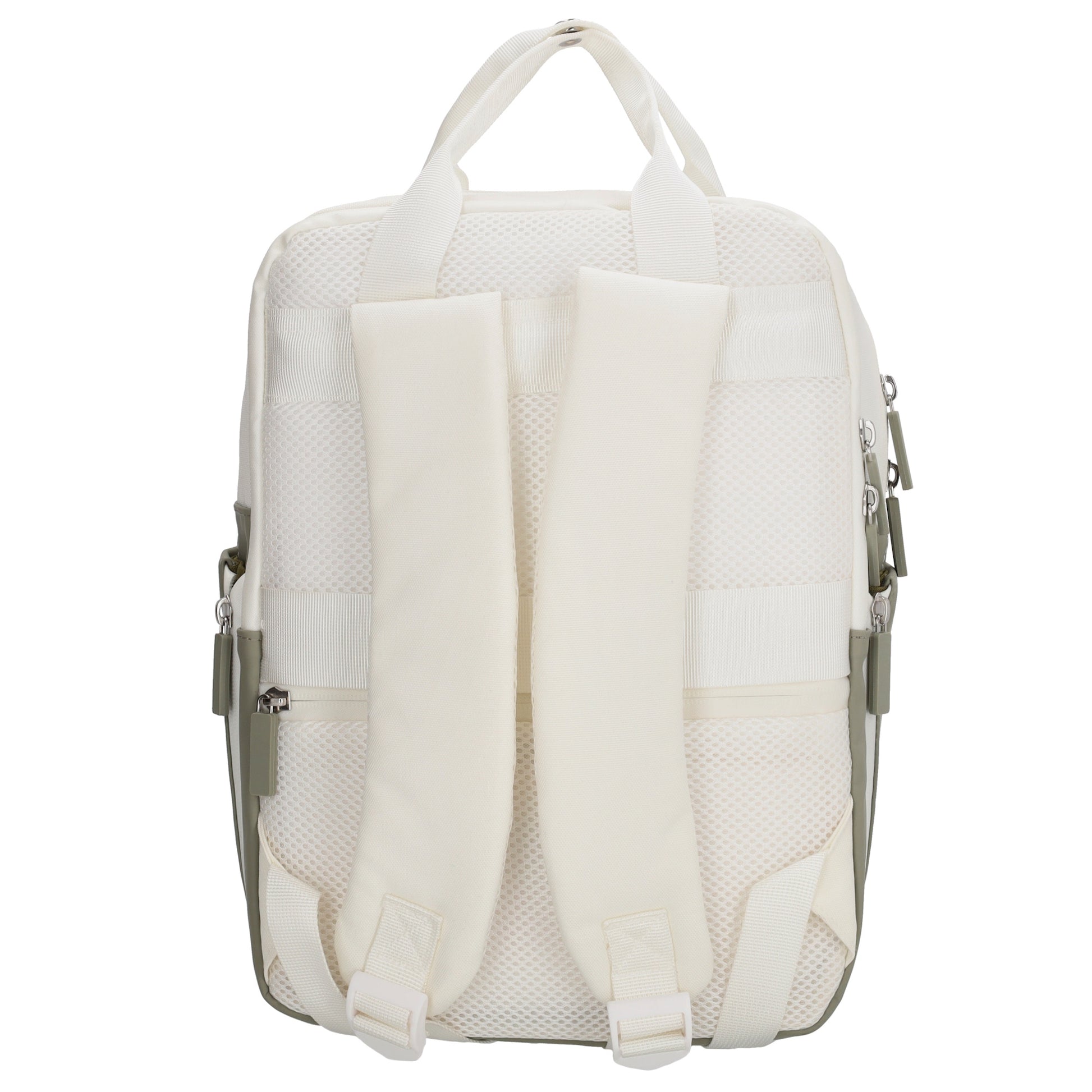 Rucksack 33 x 23,5 x 9cm in Grün aus Nylon|Polyester - leder-accessoires.com