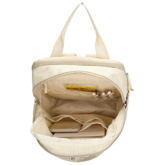 Rucksack 33 x 23,5 x 9cm in Natur aus Nylon|Polyester - leder-accessoires.com